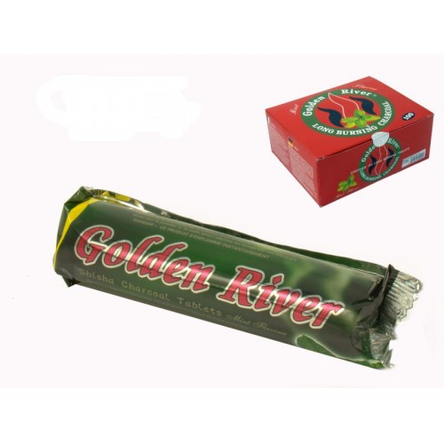 CARBUNI NARGHILEA GOLDEN RIVER MENTA 33mm