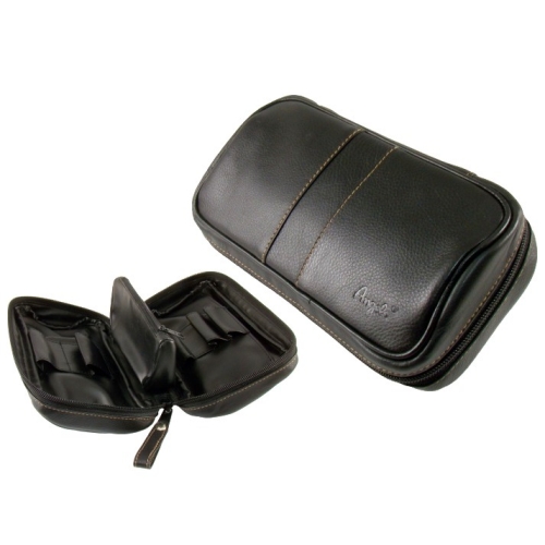 PORTOFEL PENTRU PIPA ANGELO DOUBLE BLACK LEATHER 832060 PORTOFEL PENTRU PIPA ANGELO DOUBLE BLACK LEATHER 832060