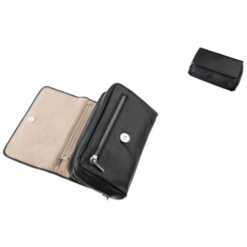 PORTOFEL PENTRU PIPA ANGELO TRIPLE GREY LEATHER 832080 PORTOFEL PENTRU PIPA ANGELO TRIPLE GREY LEATHER 832080