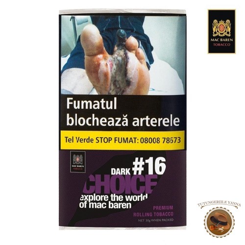 TUTUN MAC BAREN CHOICE DARK #16 30g