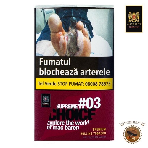 TUTUN MAC BAREN CHOICE SUPREME #03 30g