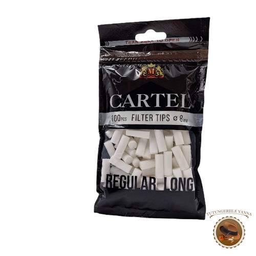 Cartel Regular Long 100 - filtre pentru rulat tigari 8mm x 22mm