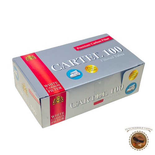 Cartel White Carbon 100 - tuburi tigari pentru injectat tutun