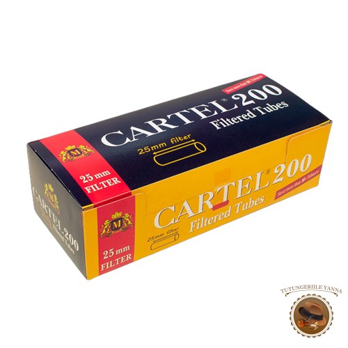 Cartel 25mm 200 - tuburi tigari pentru injectat tutun