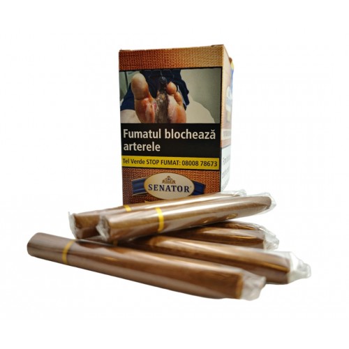 Tigari de Foi Senator Mini Cigars Niger 75 g (30 bucati) Tigari de Foi Senator Mini Cigars Niger 75 g (30 bucati)