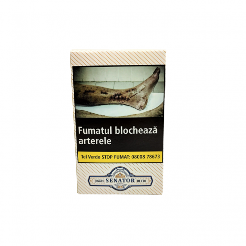 Senator White Popular 245g - tigari de foi fara filtru Senator White Popular 245g - tigari de foi fara filtru