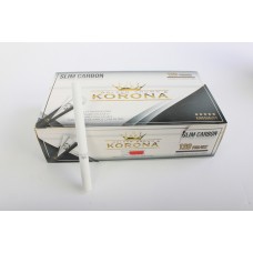 TUBURI TIGARI KORONA SLIM WHITE CARBON 120