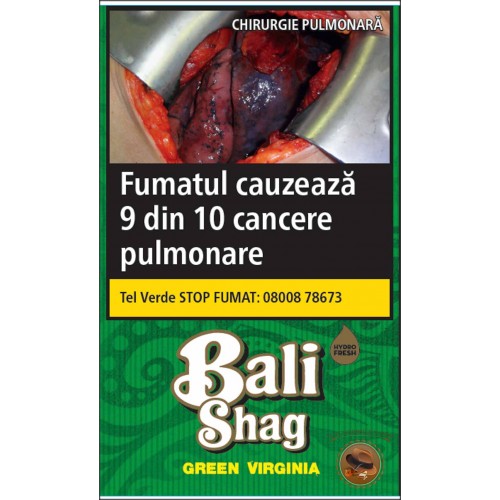 Tutun BALI SHAG GREEN VIRGINIA 40g Tutun BALI SHAG GREEN VIRGINIA 40g
