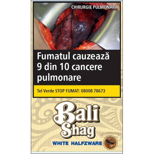 Tutun BALI SHAG WHITE HALFZWARE 40g Tutun BALI SHAG WHITE HALFZWARE 40g