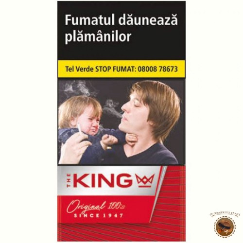 TIGARETE THE KING ORIGINAL RED 100'S