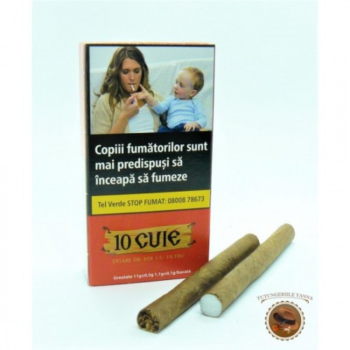 Tigari de foi 10 Cuie Red