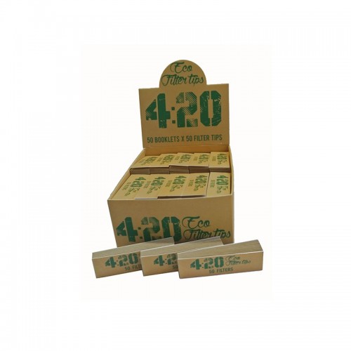 FILTRE CARTON 4:20 ECO BROWN PERFORATED FILTRE CARTON 4:20 ECO BROWN PERFORATED