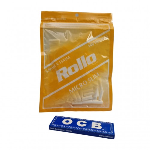 Filtre Tigari Rollo Micro Slim 5mm + 50 foite OCB Blue Gratis