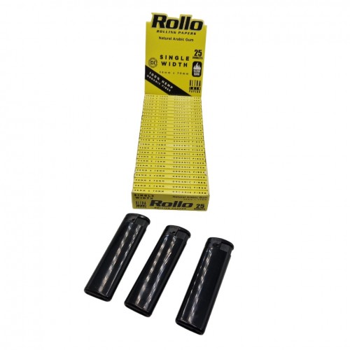 Oferta foite Rollo Organic 70mm + 3 brichete gratuite
