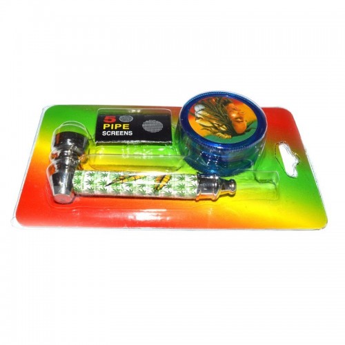 SET PIPA METALICA SI GRINDER PLASTIC TORO BOB