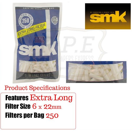 FILTRE TIGARI SMK SLIM LONG 250