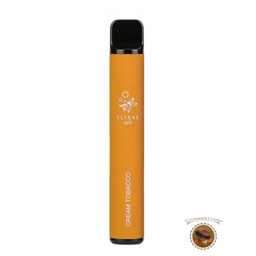 ELF BAR - CREAM TOBACCO tigara electronica de unica folosinta, 600 pufuri, nicotina 20mg elf-bar-cream-tobacco-tutun-tabac-puff-pen-vaping-mini-narghilea-unica-folosinta-ieftin-nicsalt-salt-electronica-tigara-pufuri-cu-juice-nicotina-20mg-600-si-cartus-suctiune-buton-lichid-concentratie-gust