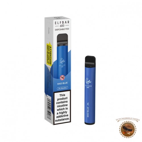 ELF BAR - MAD BLUE tigara electronica de unica folosinta, 600 pufuri, nicotina 20mg ELF BAR - MAD BLUE tigara electronica de unica folosinta, 600 pufuri, nicotina 20mg