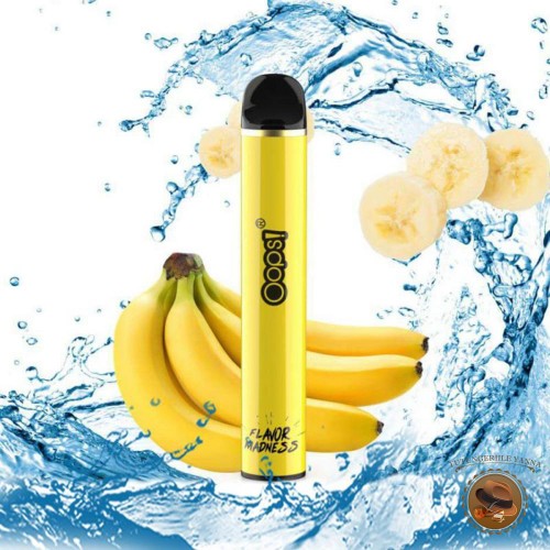 Oops! Banana Ice - tigara electronica de unica folosinta, 1800 pufuri, fara nicotina