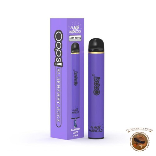 Oops! Blueberry Juice - tigara electronica de unica folosinta, 1800 pufuri, fara nicotina Oops! Blueberry Juice - tigara electronica de unica folosinta, 1800 pufuri, fara nicotina