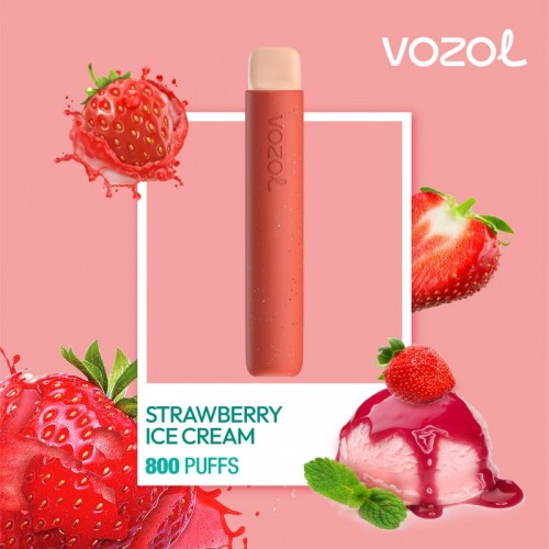 Star800 Strawberry Ice Cream - tigara electonica de unica folosinta, 800 pufuri, cu nicotina